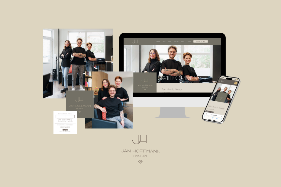 Jan Hoffmann Friseure Dresden - Website-Gestaltung und Social Media.