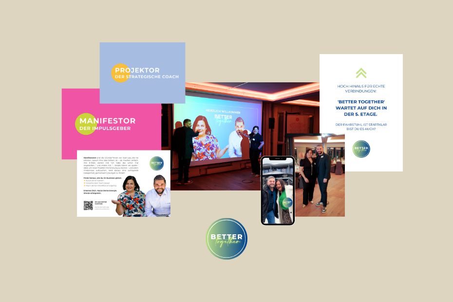 Better Together: . Für Führungskräfte, Selbstständige und Unternehmer ist es entscheidend, die richtigen Kontakte zu pflegen und neue Partnerschaften zu schmieden.