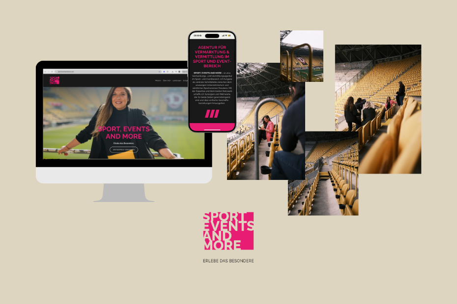 Webdesign und Fotoshooting in Dresden.